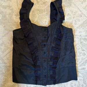 See by Chloe silk navy top